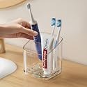 3 Slots Toothbrush Holders with Detachable Dividers for Bathrooms