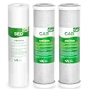 3-Stage Pre-Filter Fit for APEC RO System, Water Filter Replacement Set