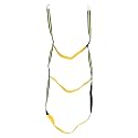 3 Step/4 Step/5 Step Nylon Boat Ladder Rope Boarding Steps Foldable Marine Boat Rope Ladder Equipment for Yachts(Green 3-Step)