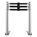 3 Step Removable Telescoping, Pontoon Swimming Pool Marine Yacht Boarding Ladder, Stainless Steel Extension Ladder, Non Slip Pedal