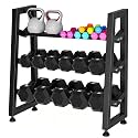 3-Tier Dumbbell Rack, Weight Rack for Home Gym