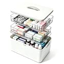 3-Tier ExtraTall Medicine Cabinet Organizer - Medicine Cabinet with Handle