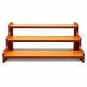 3-Tier Wooden Countertop Organizer Shelf for Kitchen
