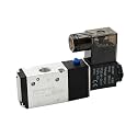 3 Way Port 2 Position 3V210-08 Pneumatic Air Solenoid Valve Electric Control Gas Magnetic Valve DC12V DC24V AC110V AC220V(3V210-08,AC110)