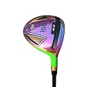 3 Wood or 5 Wood Golf Club for Men & Women - Titanium Face Carbon Fiber Fairway Wood - Right Handed, 43.5" Lightweight Design with Rubber Grip, High Launch Low Spin Golf 5 Wood or 3 Wood