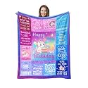 3 Year Old Girl Birthday Gift, Three Year Old Girl Gift Blanket