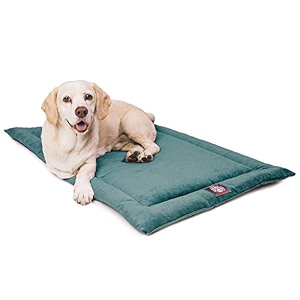 3034 villa azure blue crate dog bed mat by majestic pet products
