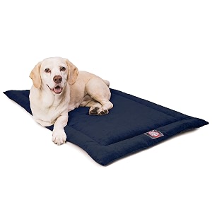 3034 villa navy blue crate dog bed mat by majestic pet products