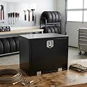 30"x24"x24" Steel Underbody Truck Tool Box Storage Organizer, Black