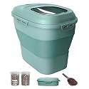 30-35Lbs Dog Food Storage Container Airtight,Collapsible Dog Food Container