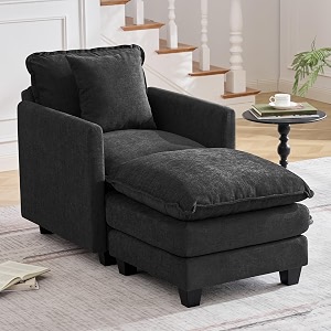 30 Cloud Single Couch with Ottoman Cloud