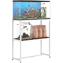 Mondazie 20-30 Gallon Fish Tank Stand, 30" L x 12" W x 32.2" H, White