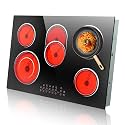 30 Inch Electric Cooktop 5 Burner 8400W Electric Stove 30 Inches Built-in