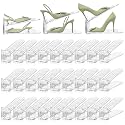 30 Pack Shoe Slots Organizer for Closet, Adjustable Shoe Stackers for a Pair of Shoes Shoe Rack Storage Shoe Space Saver 50% Shoe Shelf Display Holder for Closet