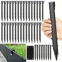 30 Pack Tent Stakes, Landscaping Edging Stakes, Heavy Duty Garden Spikes