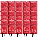 30 Packs Fire Blanket – 39.37x39.37 Inches, 1100℉ Heat Resistant, Emergency Fire Suppression Blanket for Kitchen, Home, Car, Camping – Easy to Use, Non-Toxic, Reusable, Compact &amp; Lightweight