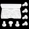 30 Pcs 3.5 mm/0.14 in Silicone Rubber Plug for Small Round Holes