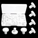 30 Pcs 5 mm/0.2 in Silicone Rubber Plug for Small Round Holes