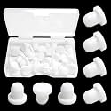 30 Pcs 6.5 mm/0.26 in Silicone Rubber Plug for Small Round Holes