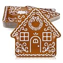 30 Pcs Christmas Gingerbread House Plates Disposable Paper Plates Bulk
