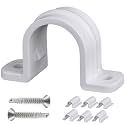 30 Set PVC Pipe Strap Clamps,SCH 3/4 in (25mm -1 in)