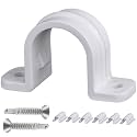 30 Set PVC Pipe Strap Clamps,SCH 1/2 in (20mm - 3/4 in)
