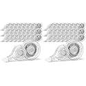 30 Pcs Correction Tape, 39.4 Ft White Wrong Out Tear-Resistant Bulk, Instant Corrections Easy To Use Applicator for School, Office, Note Taking, Journal (Tape Width 0.2 in, Clear) (Pack of 2)