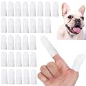 30 PCS Dog & Cat Toothbrush - Washable, Comfortable & Durable 2 Finger Toothbrush Set