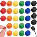 30 Pcs Mini Mic Foam Windscreen Covers, 2 x 15 mm, Multicolor