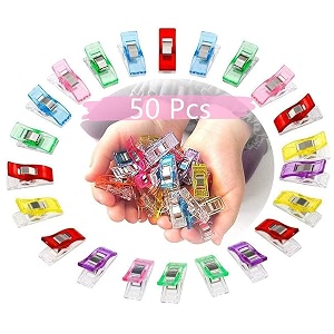 30 pcs sewing clips multicolor fabric clips for quilting and binding