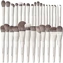 30 Pcs Pro Grade Makeup Brushes Set with Dense Ultra Soft Bristle