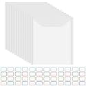 30 Pieces Clear Die &amp; Stamp Plastic Storage Bag, Resealable Large Envelope Pocket for DIY Scrapbooking Paper Card Craft Making and Cutting Dies Stencil (7"x9.4")