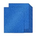 30 Sheets Blue Glitter Cardstock 8.5 x 11 Inches, 92lb Heavyweight, No Shed