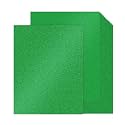 30 Sheets Green Glitter Cardstock 8.5 x 11 Inches, 92lb Heavyweight,No Shed