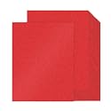 30 Sheets Red Glitter Cardstock 8.5 x 11 Inch, 92lb Heavyweight, No Shed