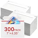 300 Pack Rigid Mailers, 7"x4.35" Premium Trading Card Shipping Envelopes
