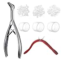 300 Packs O-Rings Silicone Bait Worm Rig Ring for Fishing, 3 Sizes