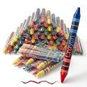 300 Pcs 150 Set Double End Crayon of 4 Assorted Color Non Toxic Crayon Bulk