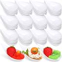 300 Pcs 4 Inch Appetizer Plates Disposable Plastic, White