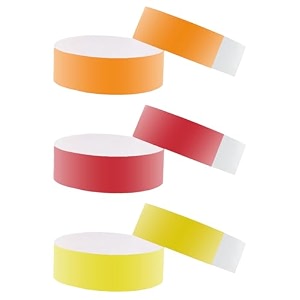 300 pcs concert accessories paper wrist band for events paper wrist band neon band paper wristbands arm bands concert party wristbands party waterproof hand bands fluorescence