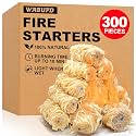 300 PCS Fire Starter, Fire Starter for Campfire, Light Compact Gear