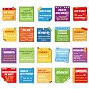 300 Pcs Motivational Mental Health Affirmation Stickers, Rainbow Color