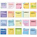 300 Pcs Motivational Mental Health Affirmation Stickers, Bright Colors