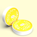 3003BC Wagenlov Citrus Lemon Car Dashboard Air Perfumes Car Freshener Blocks Wagenlov Citrus Lemon Car Dashboard Air Perfume (160 g)