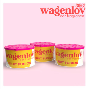 3003bc wagenlov fruit fusion car dashboard air perfumes - pack of 3 blocks refill aroma oil diffuser wagenlov fruit fusion car dashboard air freshener for car 3 x 65 g