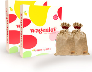 3003bc wagenlov fruit fusion organic hanging jute bag air perfumes - pack of 2 car freshener blocks wagenlov fruit fusion organic hanging jute bag air perfumes 60 g