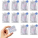 50cc (10 Packs of 10, Total 100 Packets) Oxygen Absorbers for Food Storage, Food Grade Oxygen Absorbers Packets with Oxygen Indicator for Long Term Storage and Preservation (50CC(100-Pack))