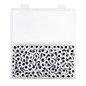 300PCS 10mm Googly Eyes Self Adhesive for Crafts with Storage Box.
