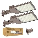 300W Parking Lot Light - Arm & Slip Fitter Mount for Outdoor