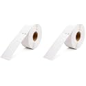 30252 White Paper Address Label 1-1/8" x 3-1/2" Compatible with Dymo LW 450 (Pack of 2)